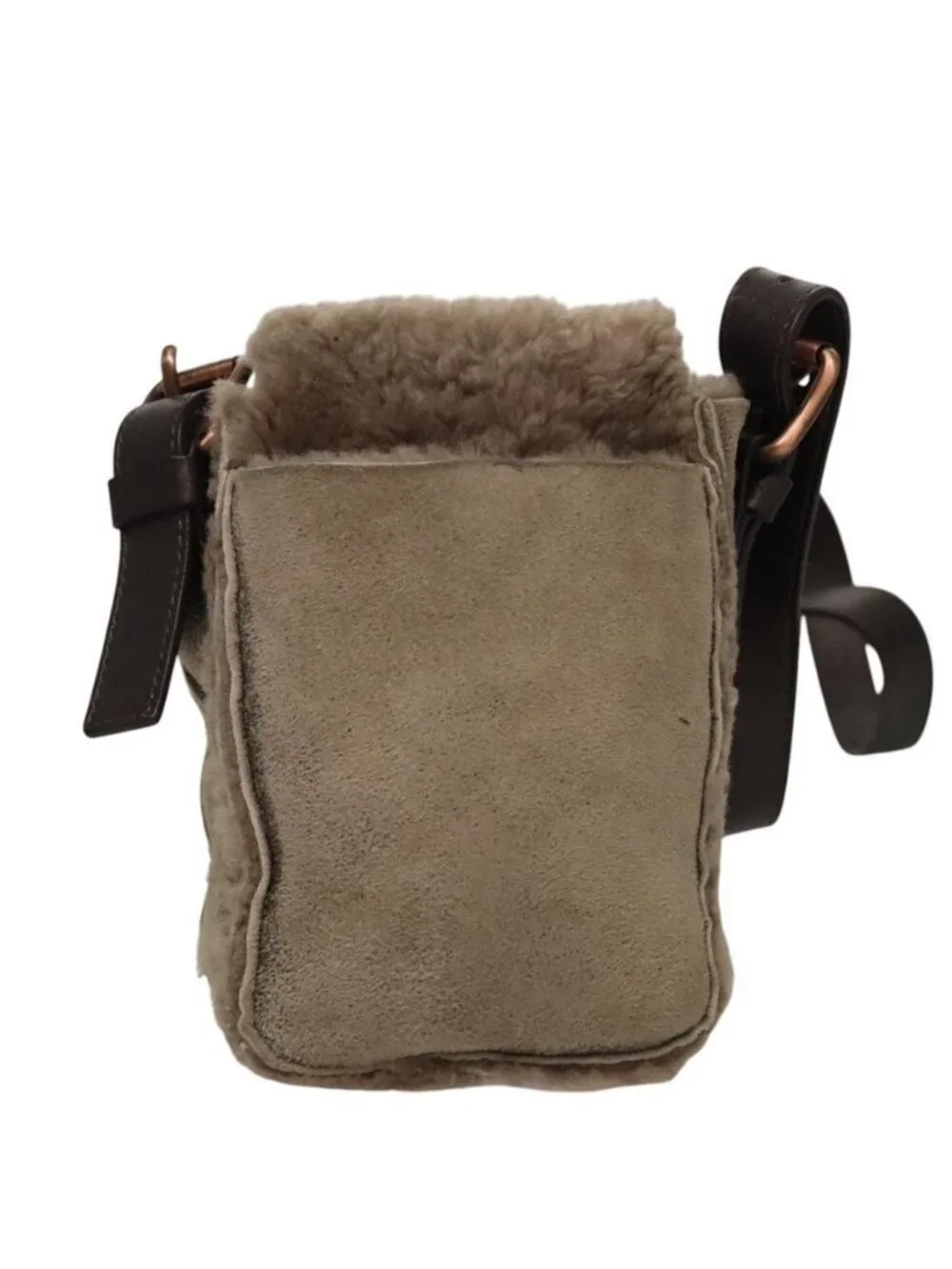Authentic CELINE Shoulder Bag Mouton Beige - Picture 9 of 16